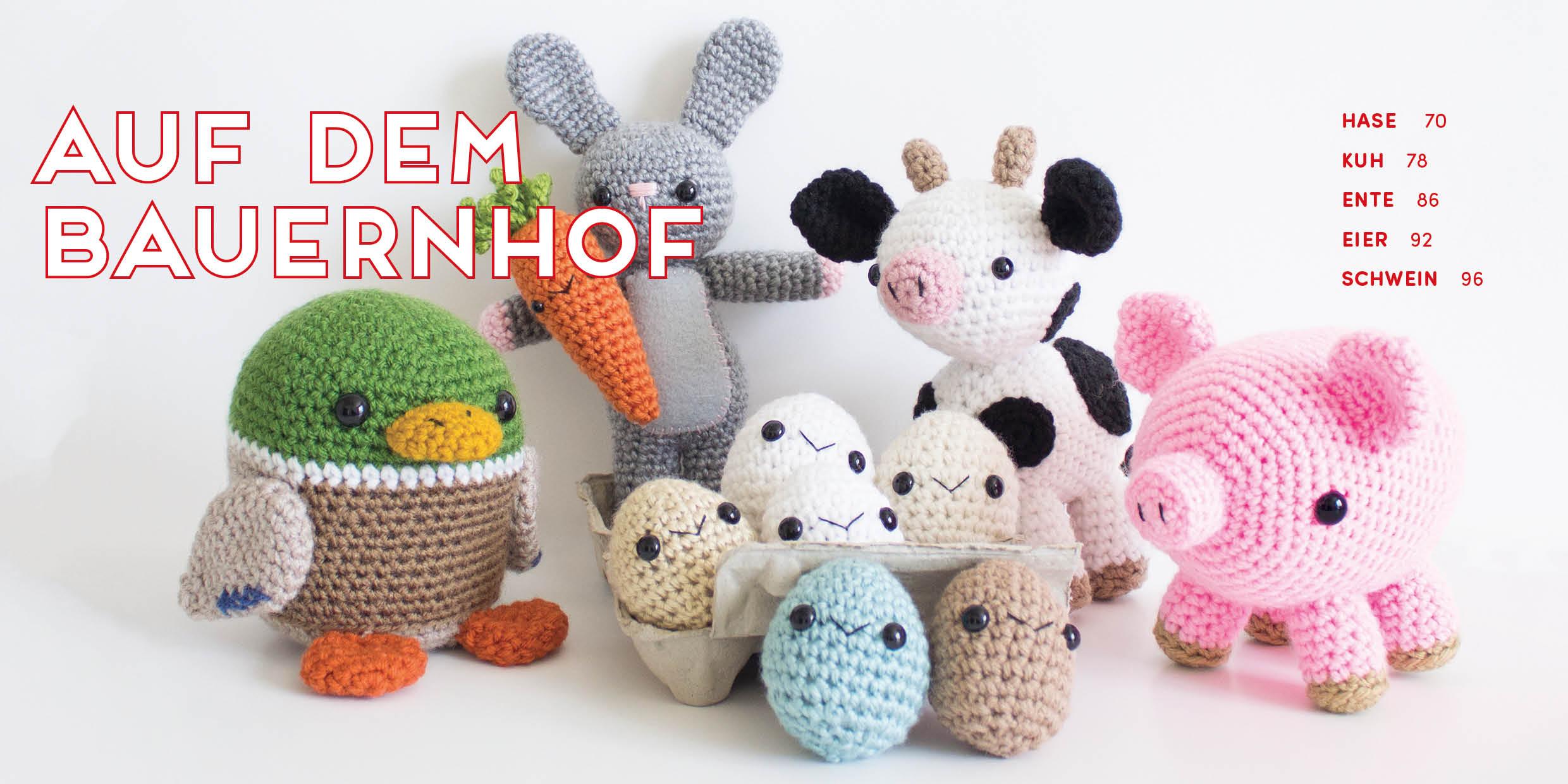 Beispielinhalt (Bild) Meine kunterbunte Amigurumi-Welt - super einfach 25 niedliche Figuren häkeln