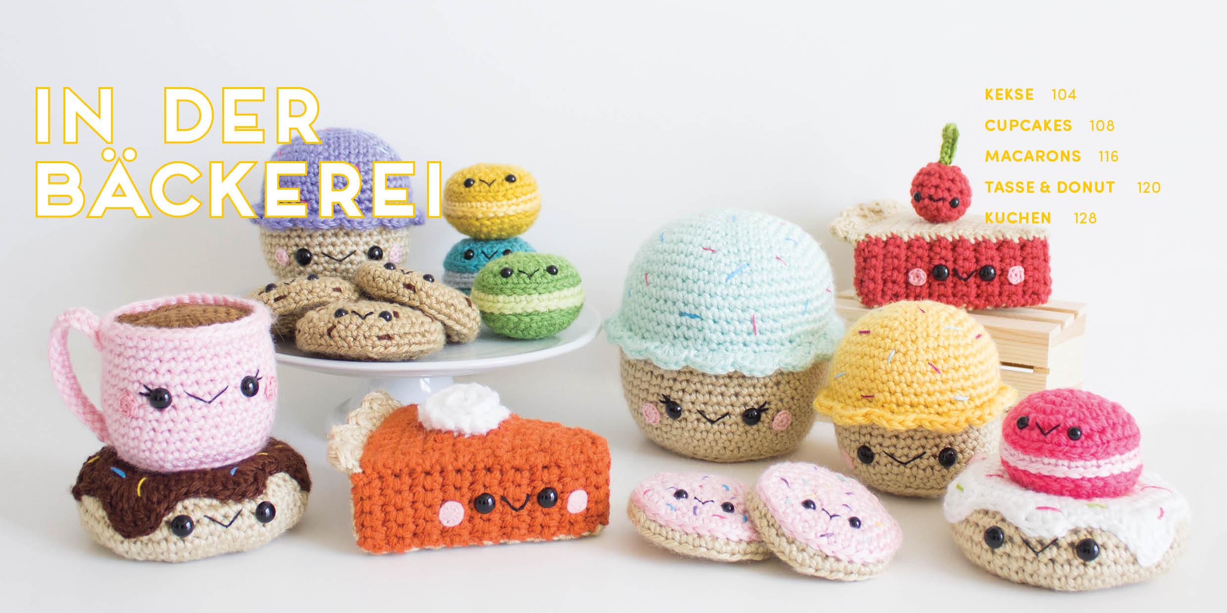 Beispielinhalt (Bild) Meine kunterbunte Amigurumi-Welt - super einfach 25 niedliche Figuren häkeln