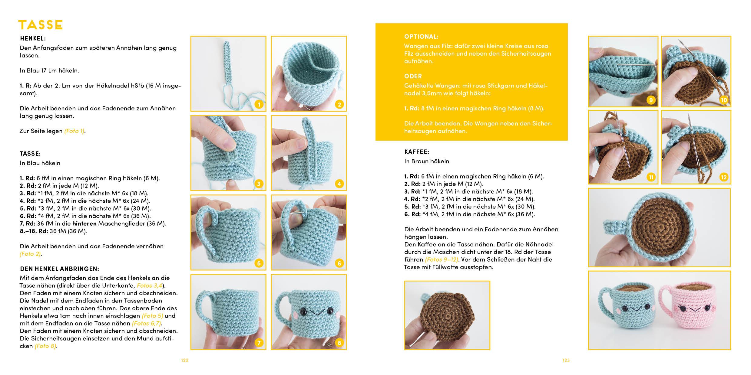 Beispielinhalt (Bild) Meine kunterbunte Amigurumi-Welt - super einfach 25 niedliche Figuren häkeln