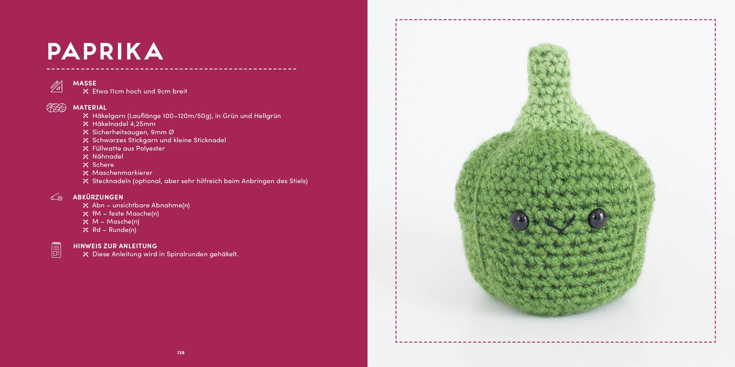 Beispielinhalt (Bild) Meine kunterbunte Amigurumi-Welt - super einfach 25 niedliche Figuren häkeln