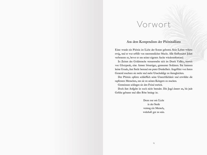 Beispielinhalt (Bild) Die Legende des Phönix, Band 2 - Schicksalsfeder