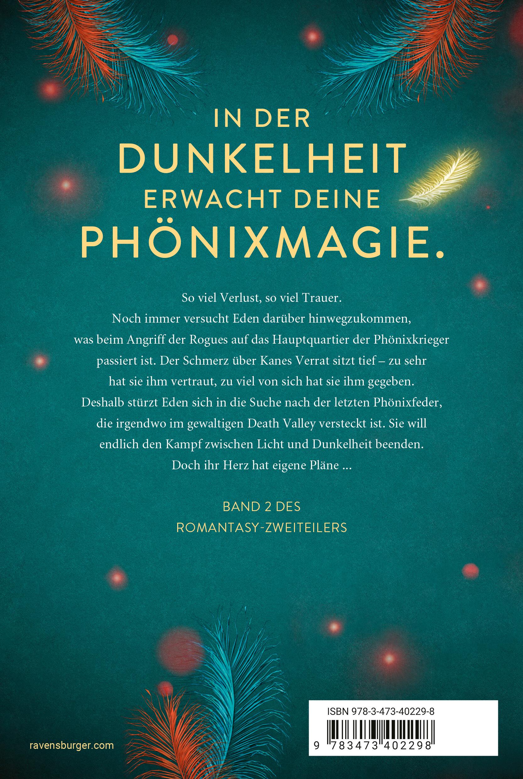 Rückseitencover Die Legende des Phönix, Band 2 - Schicksalsfeder