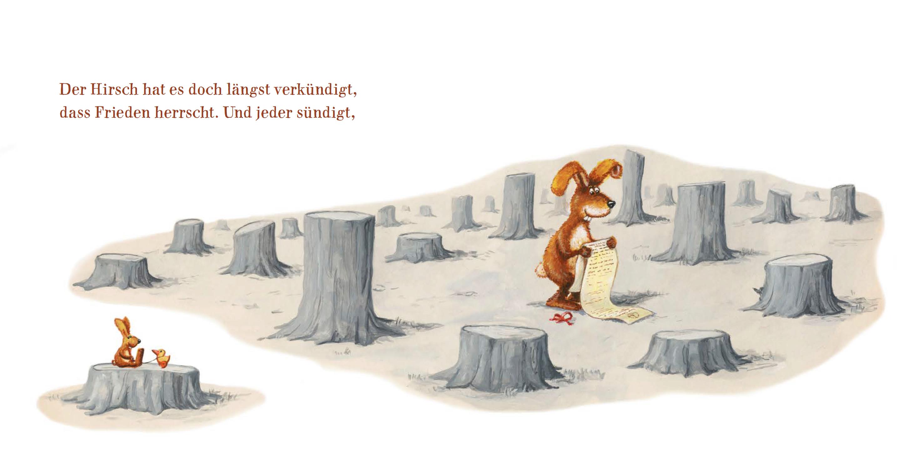 Beispielinhalt (Bild) Der Friedensheld