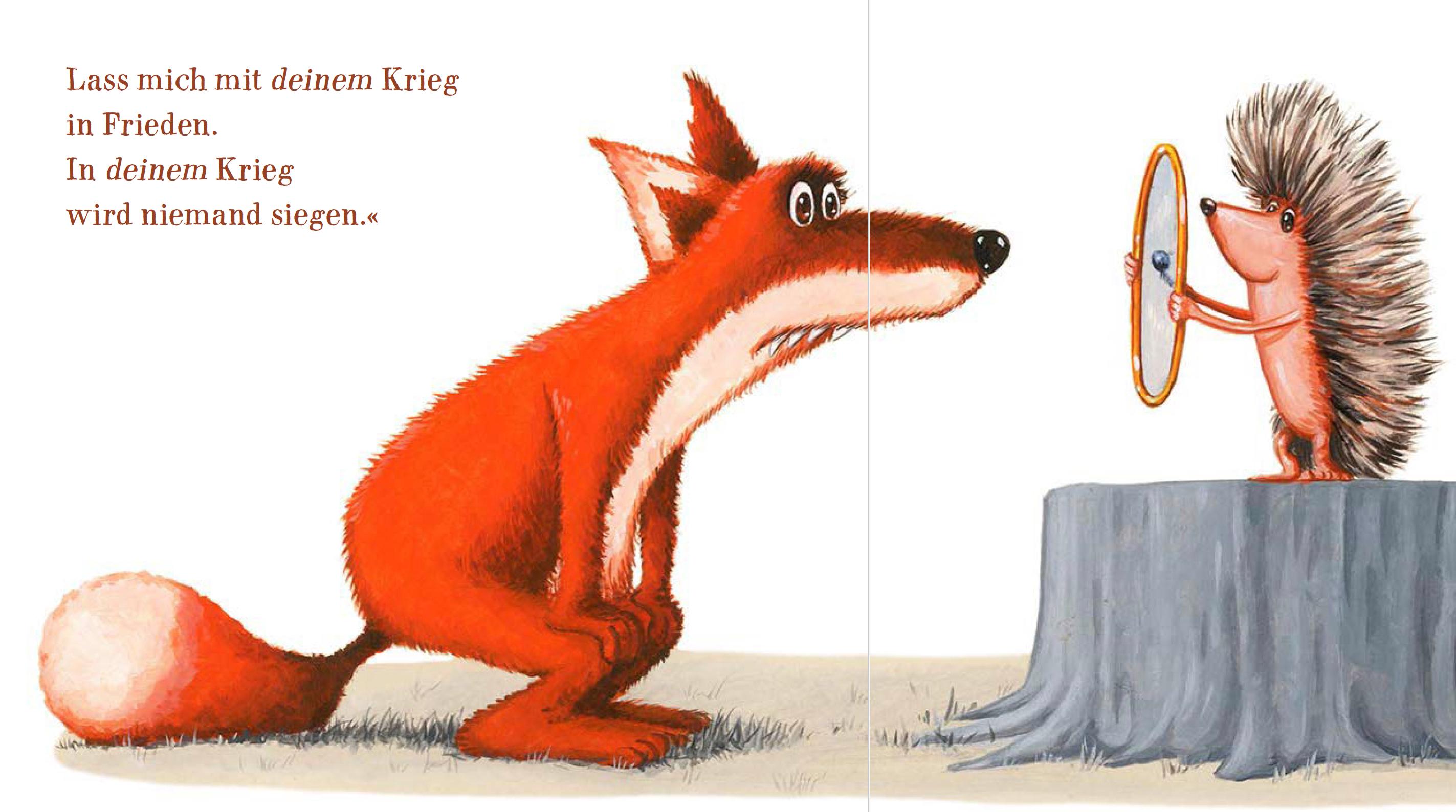 Beispielinhalt (Bild) Der Friedensheld