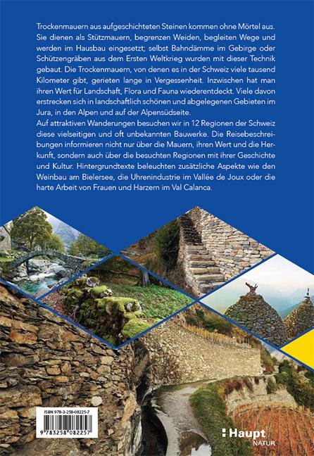 Rückseitencover Auf den Spuren der Trockenmauern