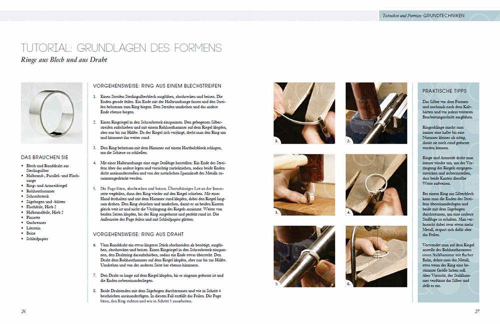 Beispielinhalt (Bild) Silberschmuck gestalten