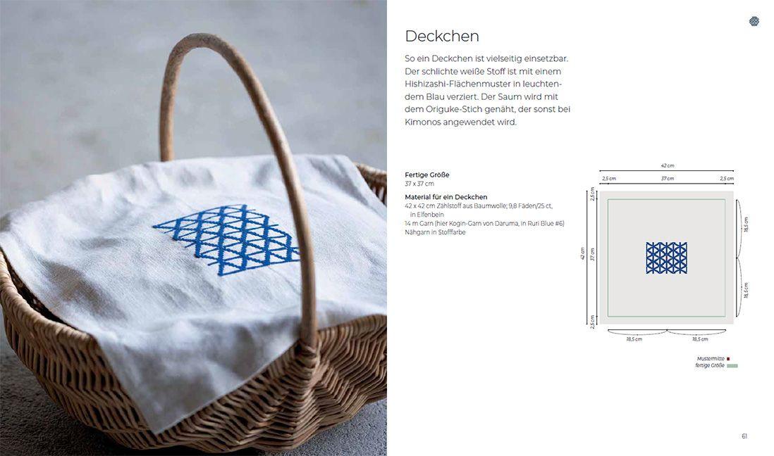 Beispielinhalt (Bild) Japanische Muster sticken