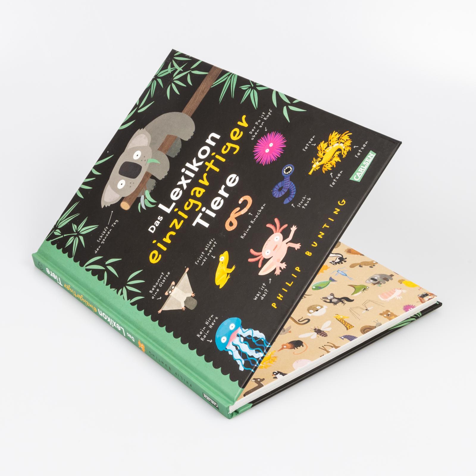 Beispielinhalt (Bild) Das Lexikon einzigartiger Tiere