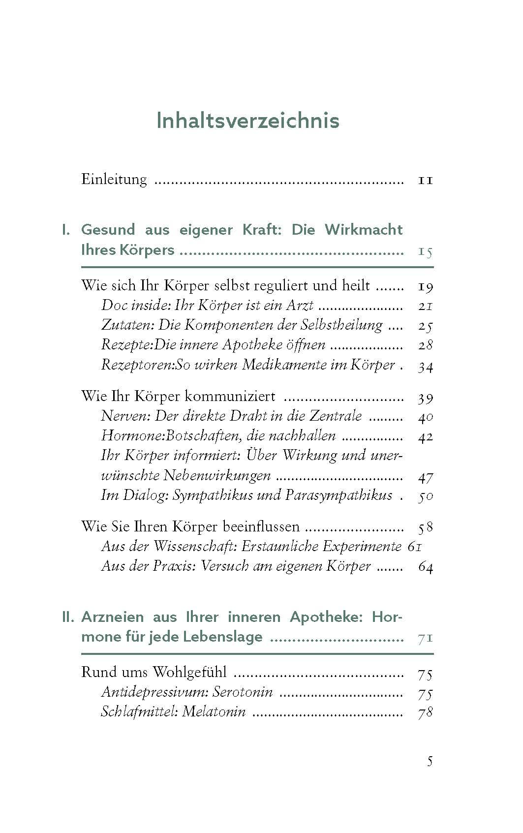 Beispielinhalt (Bild) Deine innere Apotheke
