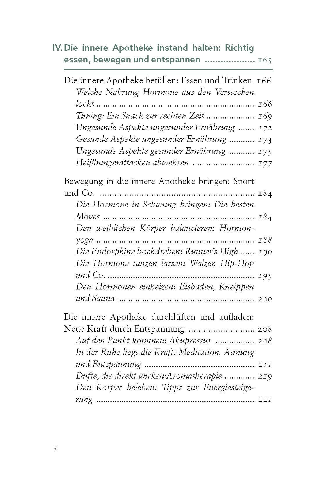 Beispielinhalt (Bild) Deine innere Apotheke