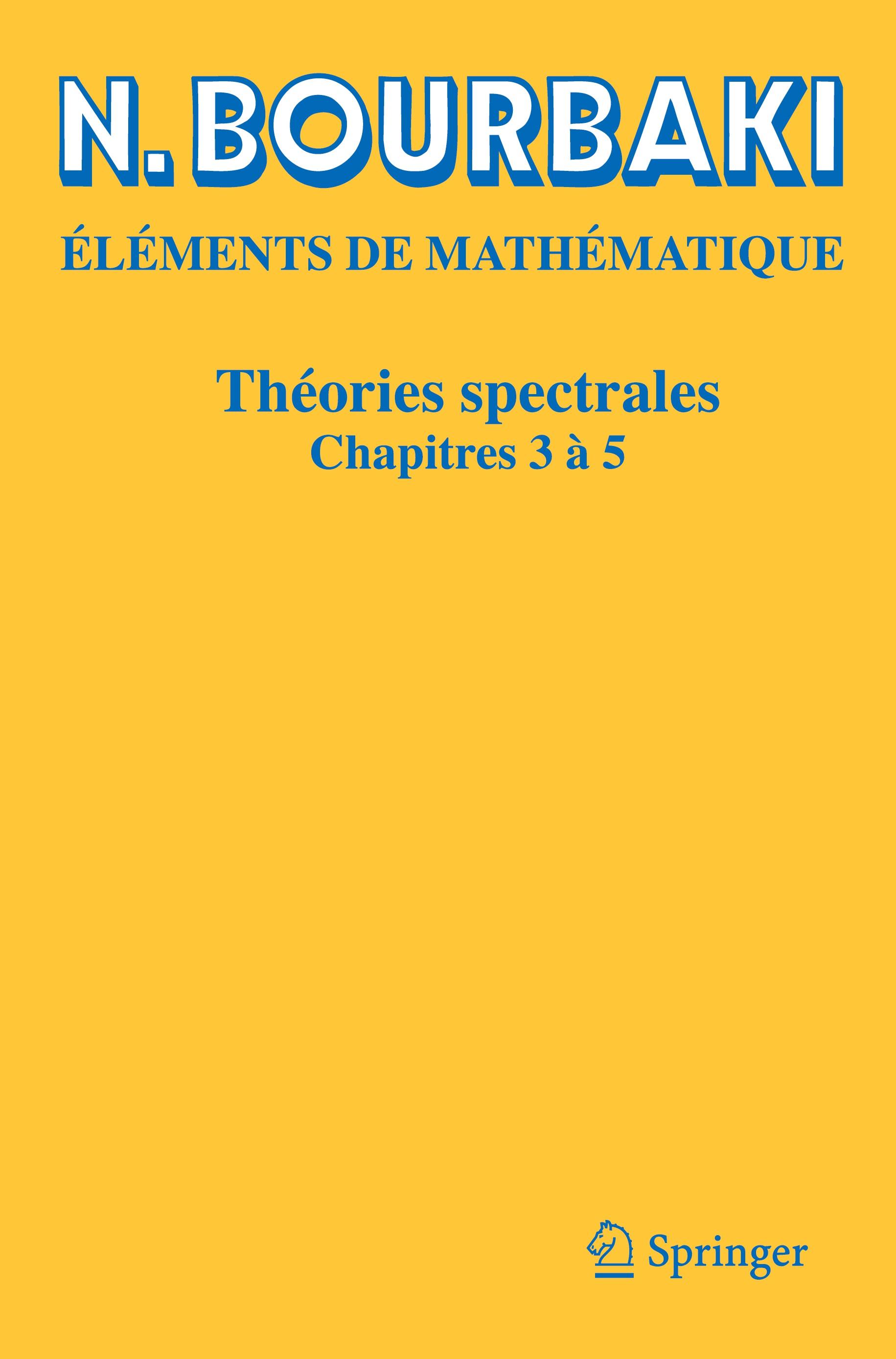 Vorderes Coverbild Théories spectrales