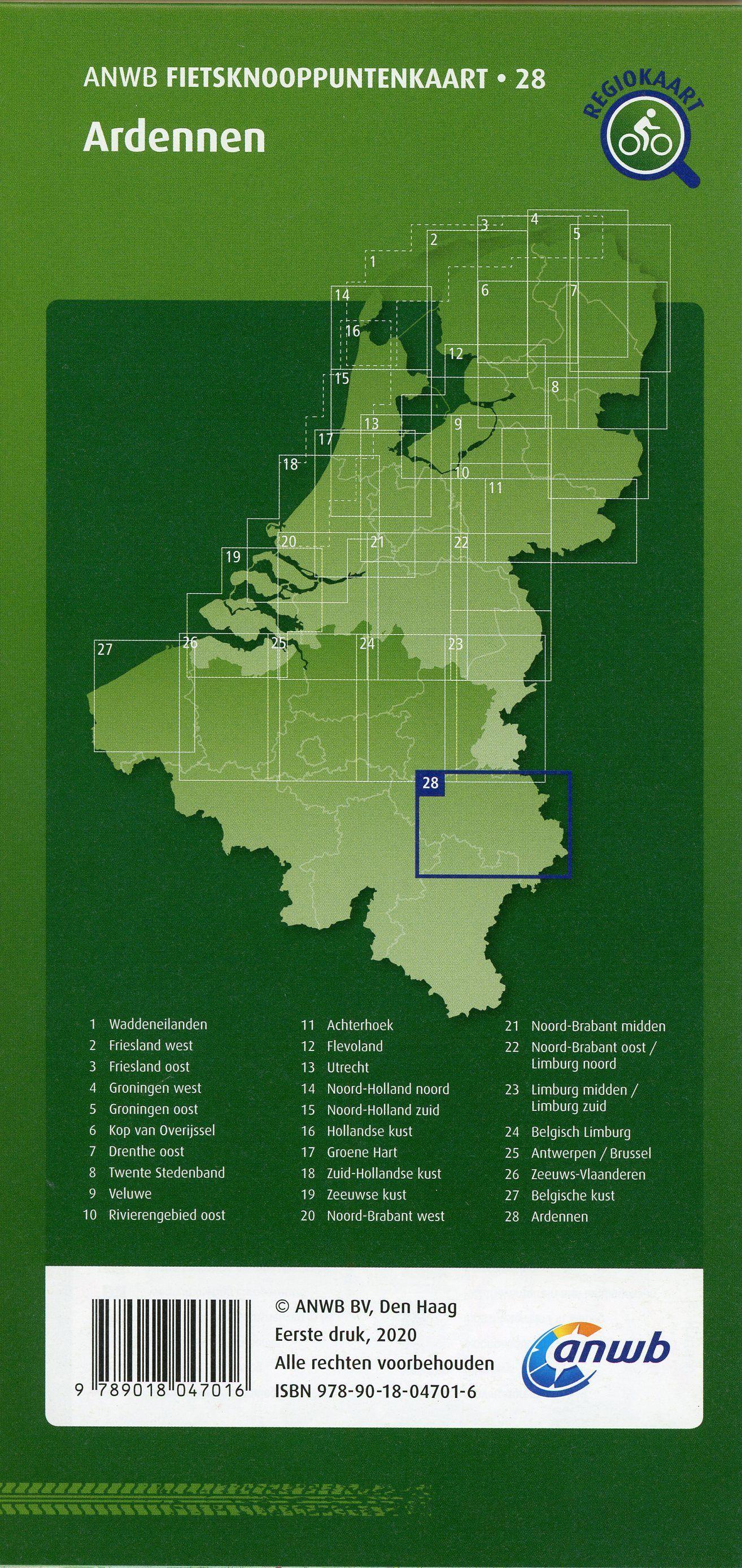 Beispielinhalt (Bild) Ardennen (Luik / Verviers / Spa) 1:100 000