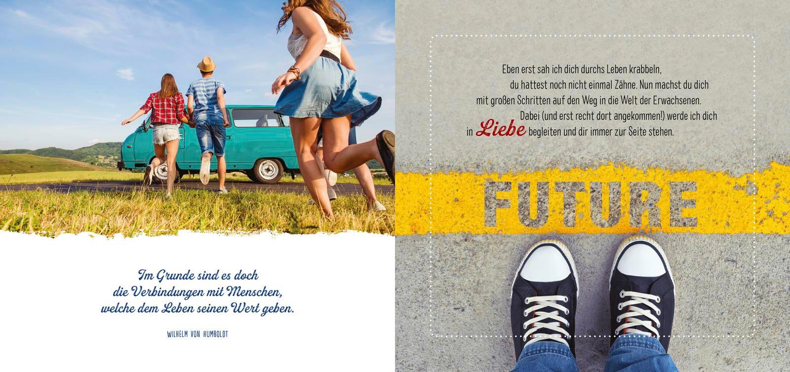 Beispielinhalt (Bild) Was ich dir wünsche zur Jugendweihe