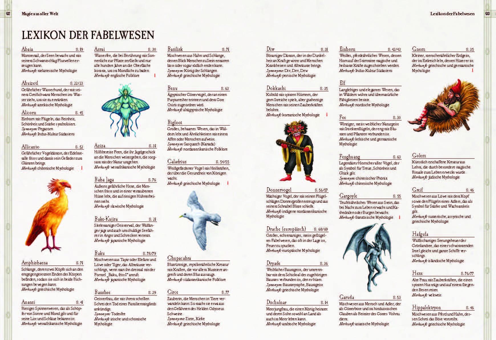 Beispielinhalt (Bild) Verborgene Welt der Fabelwesen