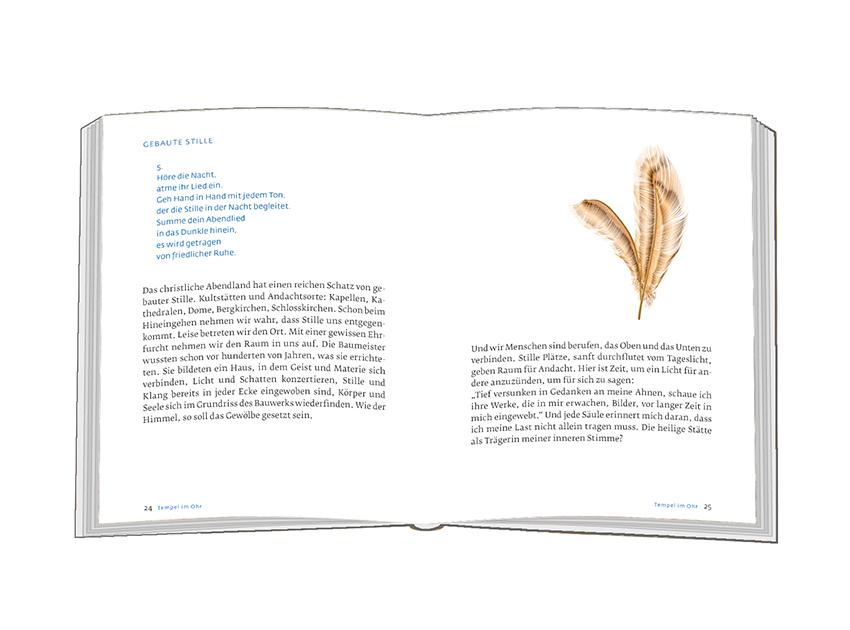 Beispielinhalt (Bild) Meine Seele ist still in mir wie ein See