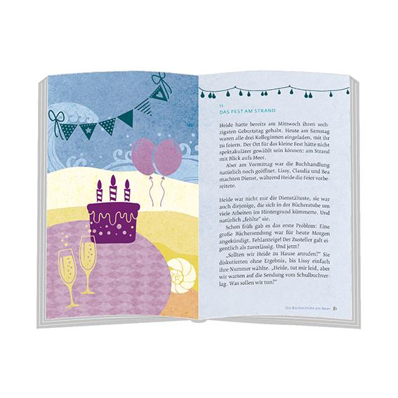 Beispielinhalt (Bild) Die Bücherstube am Meer