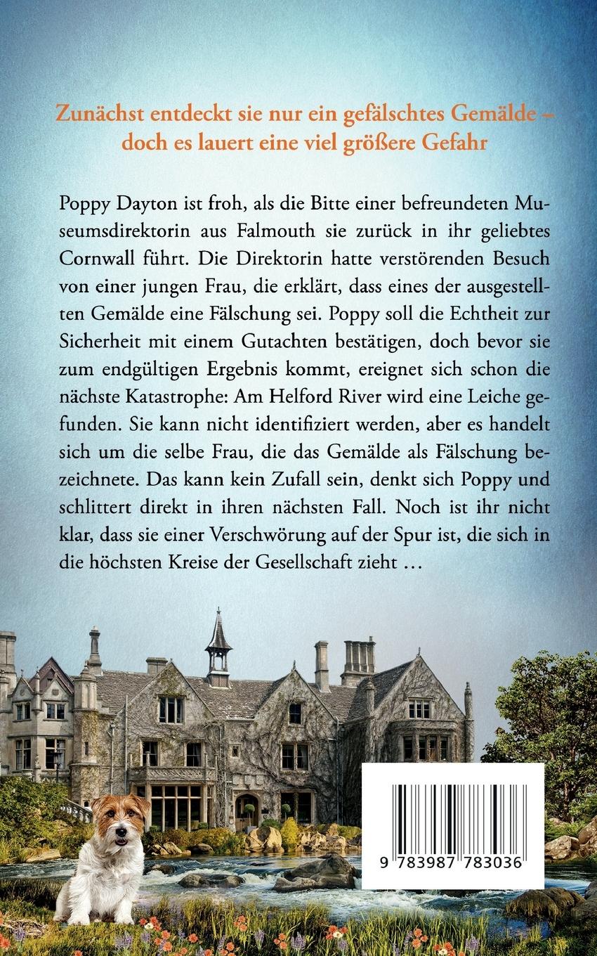 Rückseitencover Poppy Dayton und die Tote im Helford River