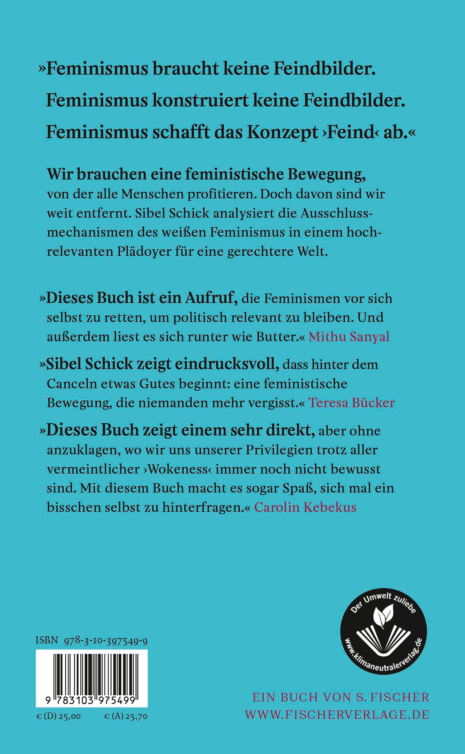 Rückseitencover Weißen Feminismus canceln
