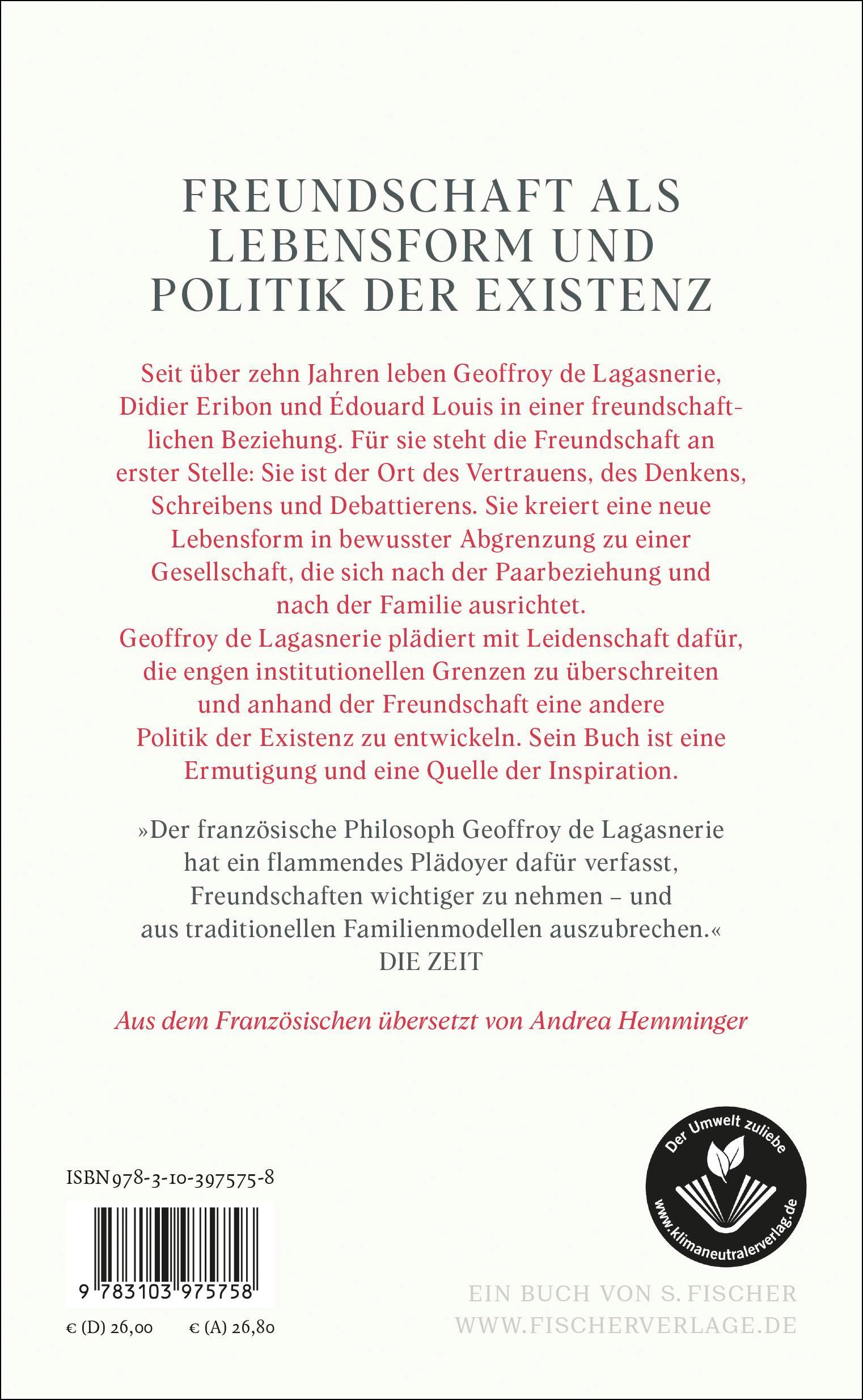 Rückseitencover 3 - Ein Leben außerhalb