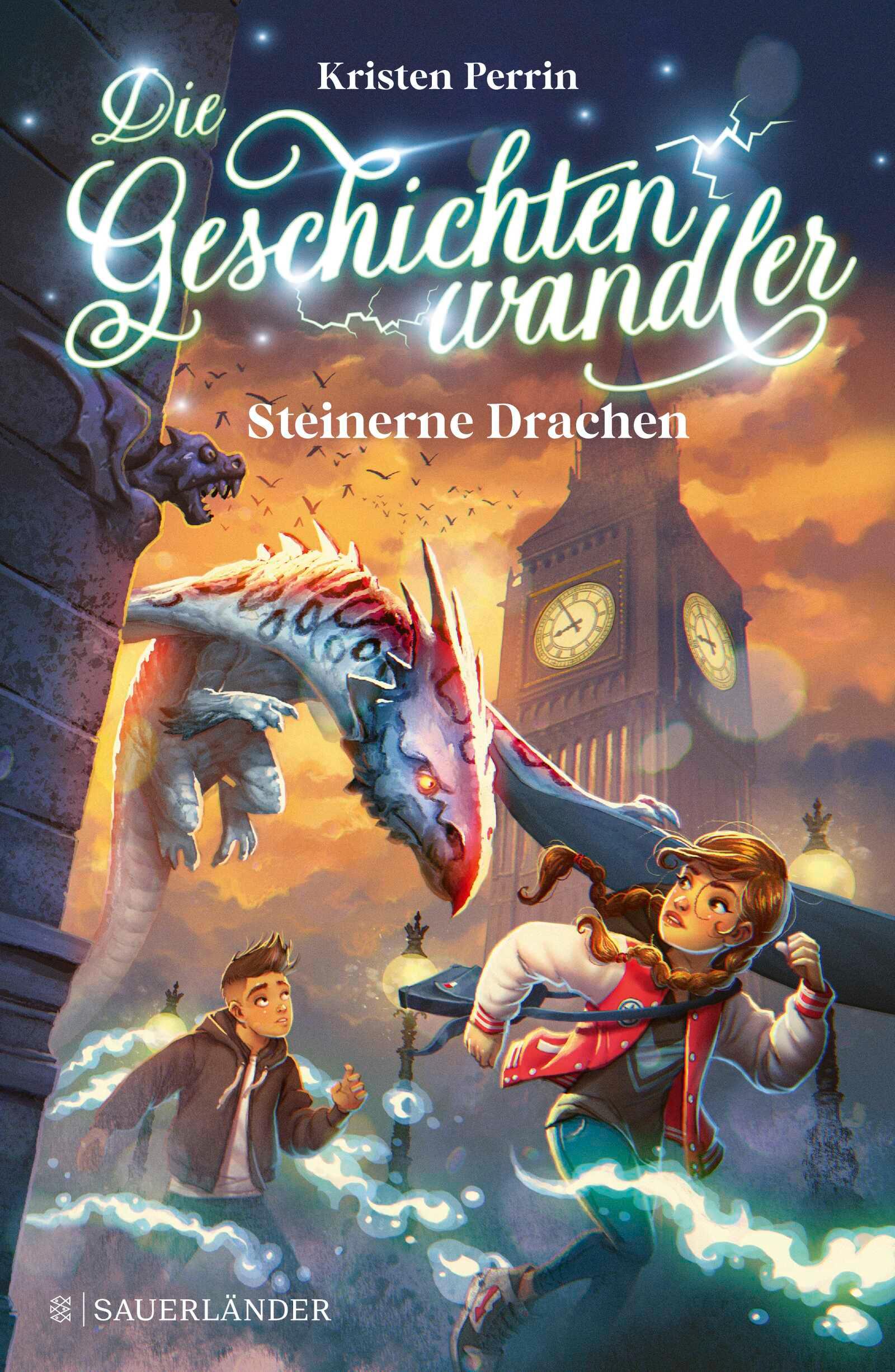 Vorderes Coverbild Die Geschichtenwandler. Steinerne Drachen