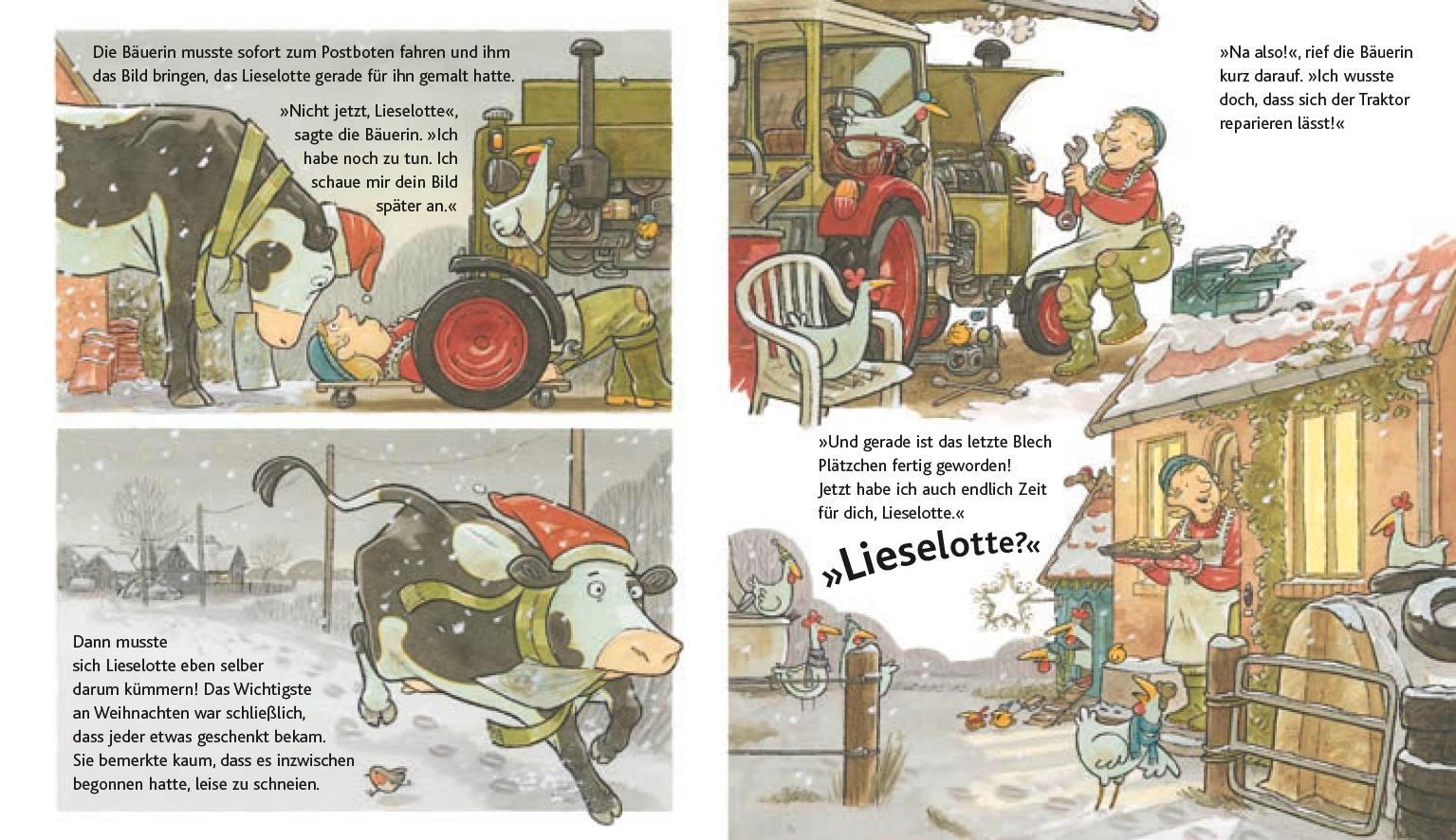 Beispielinhalt (Bild) Lieselotte Weihnachtskuh Mini
