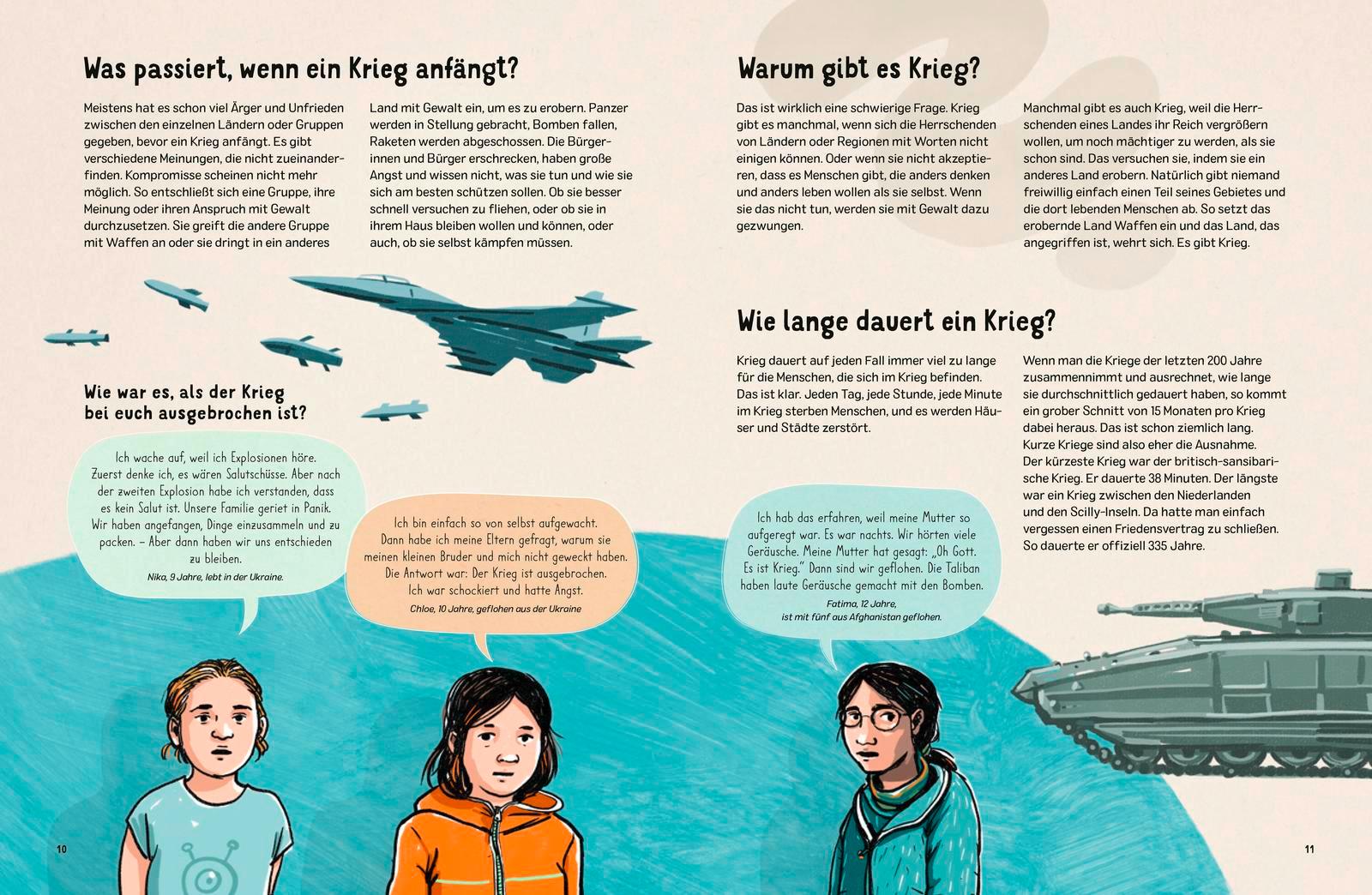 Beispielinhalt (Bild) Wann ist endlich Frieden?