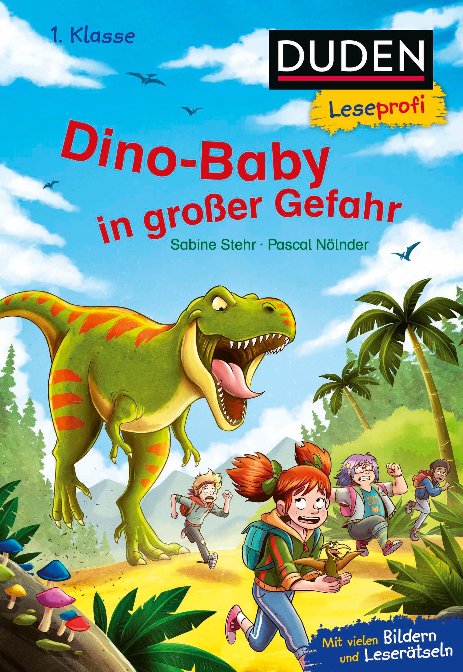 Vorderes Coverbild Duden Leseprofi - Dino-Baby in großer Gefahr, 1. Klasse