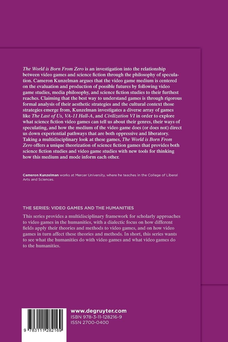 Rückseitencover The World Is Born From Zero