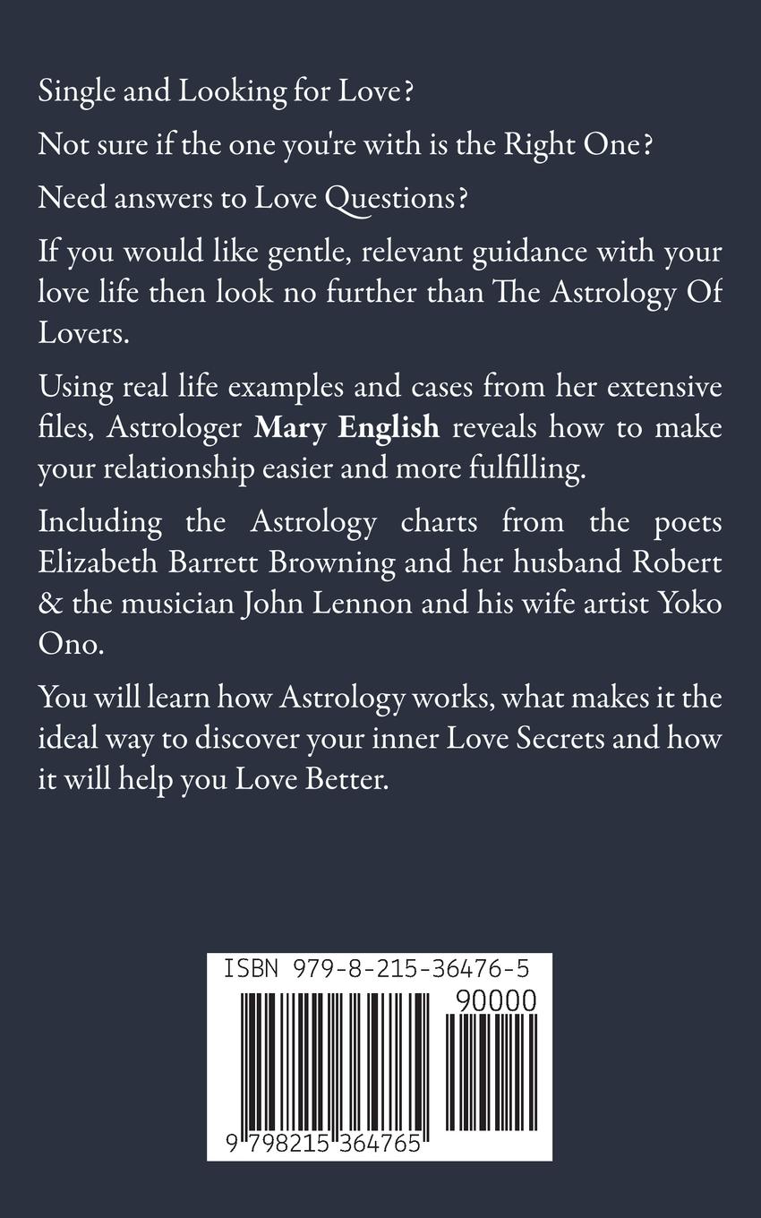 Rückseitencover The Astrology of Lovers, How Astrology Can Help You Love Better