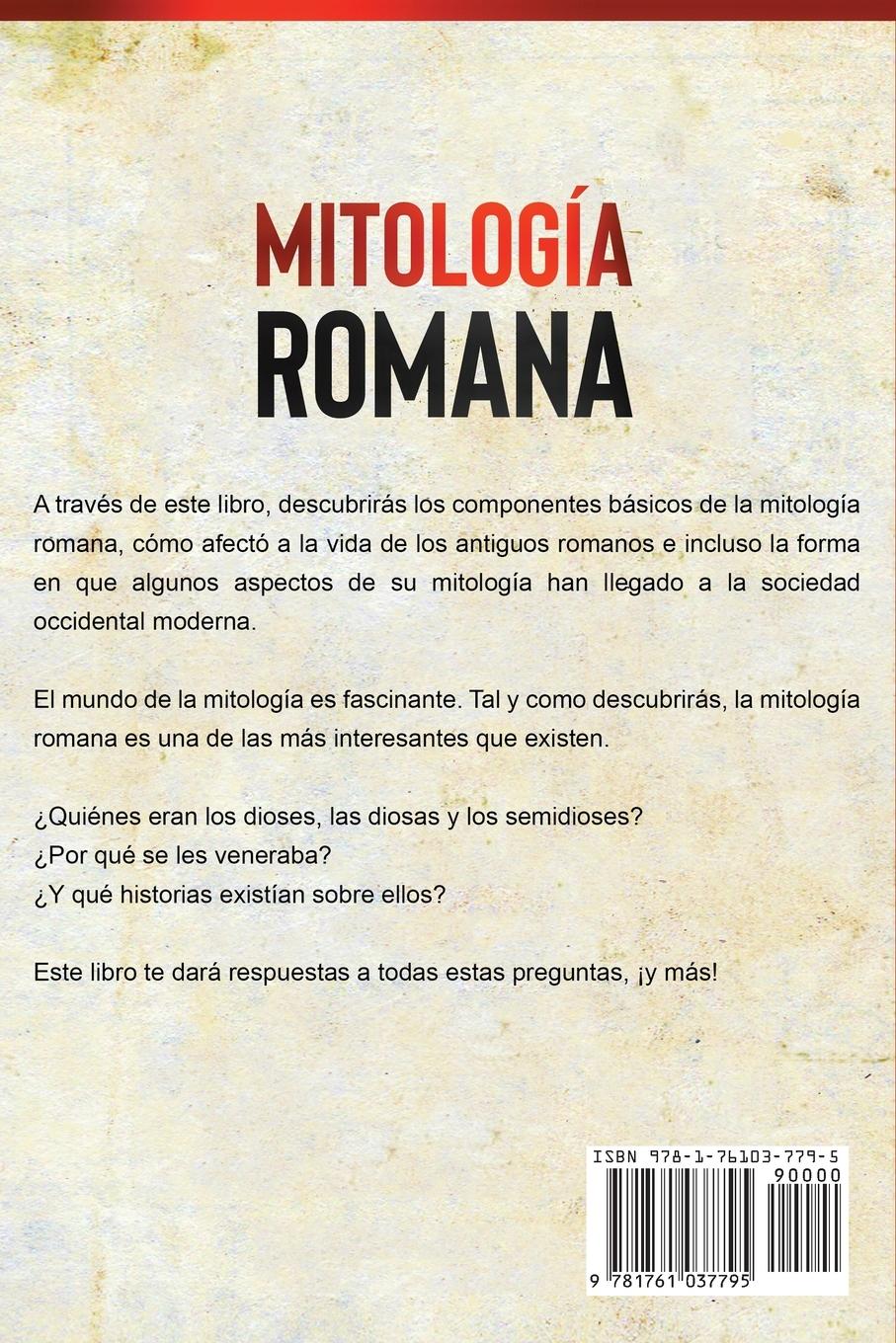 Rückseitencover Mitología Romana