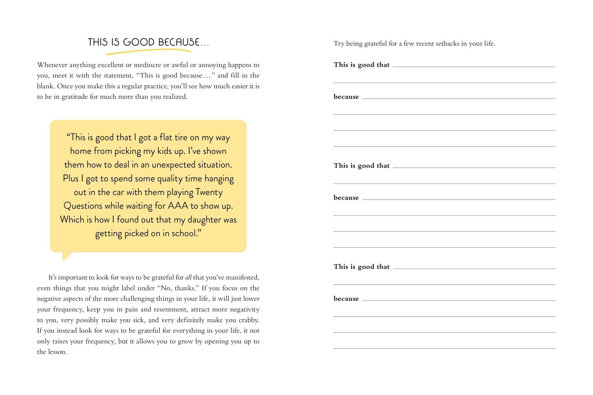 Beispielinhalt (Bild) You Are a Badass(r) Guided Journal