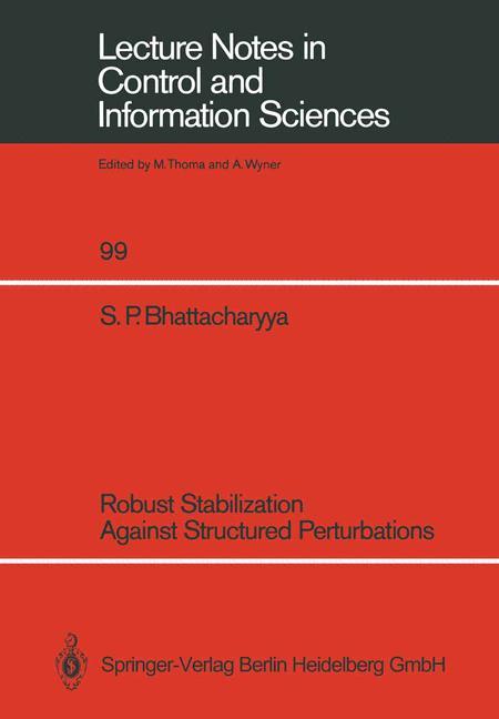 Vorderes Coverbild Robust Stabilization Against Structured Perturbations