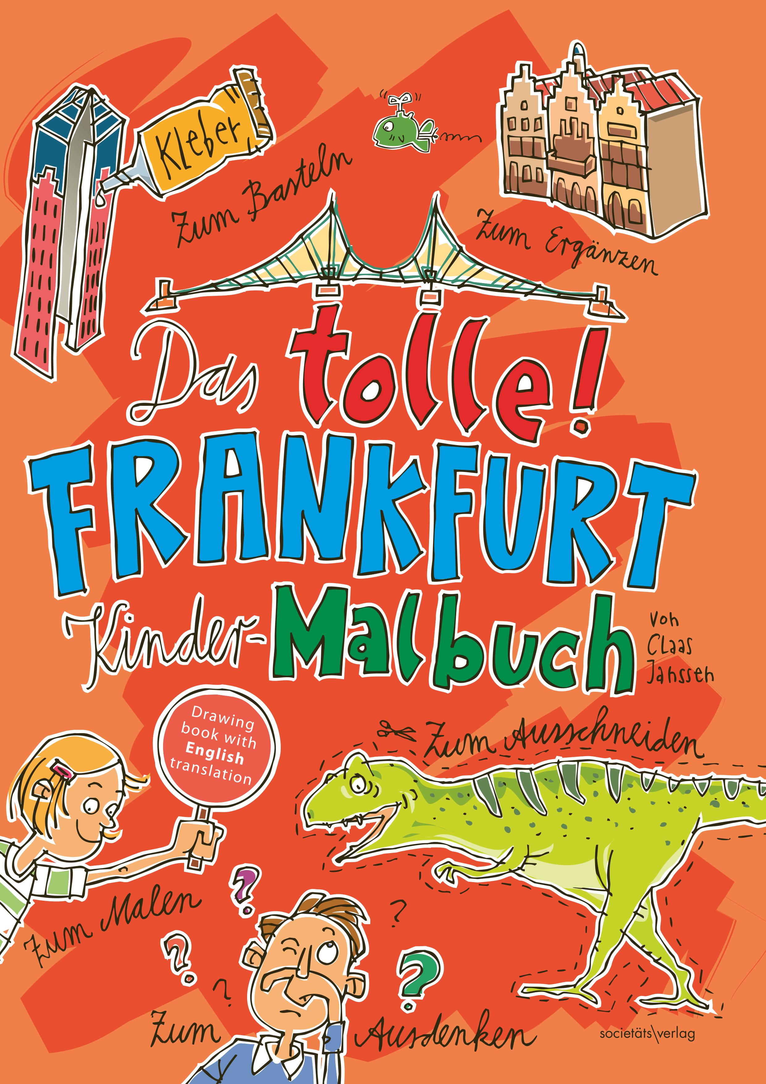Vorderes Coverbild Das tolle Frankfurt Kinder-Malbuch