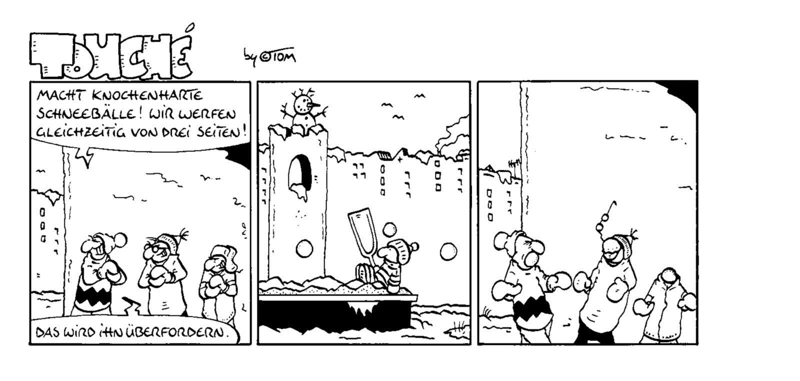 Beispielinhalt (Bild) TOM Touché 9000: Comicstrips und Cartoons