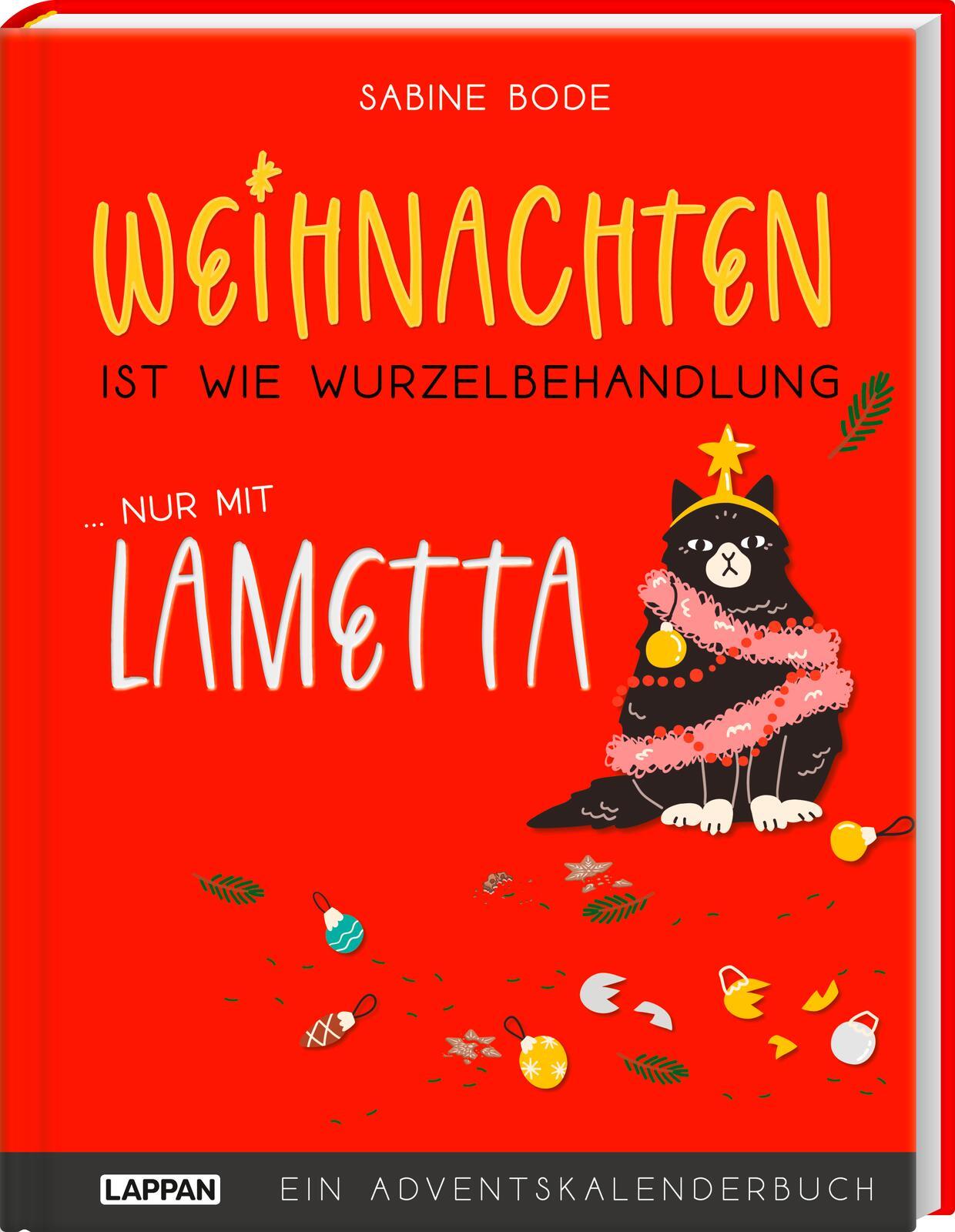 Vorderes Coverbild Weihnachten ist wie Wurzelbehandlung, nur mit Lametta