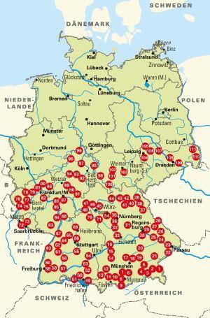 Beispielinhalt (Bild) Die 111 schönsten Radtouren in Deutschlands Süden, E-Bike geeignet, kostenloser GPX-Tracks-Download aller 111 Radtouren