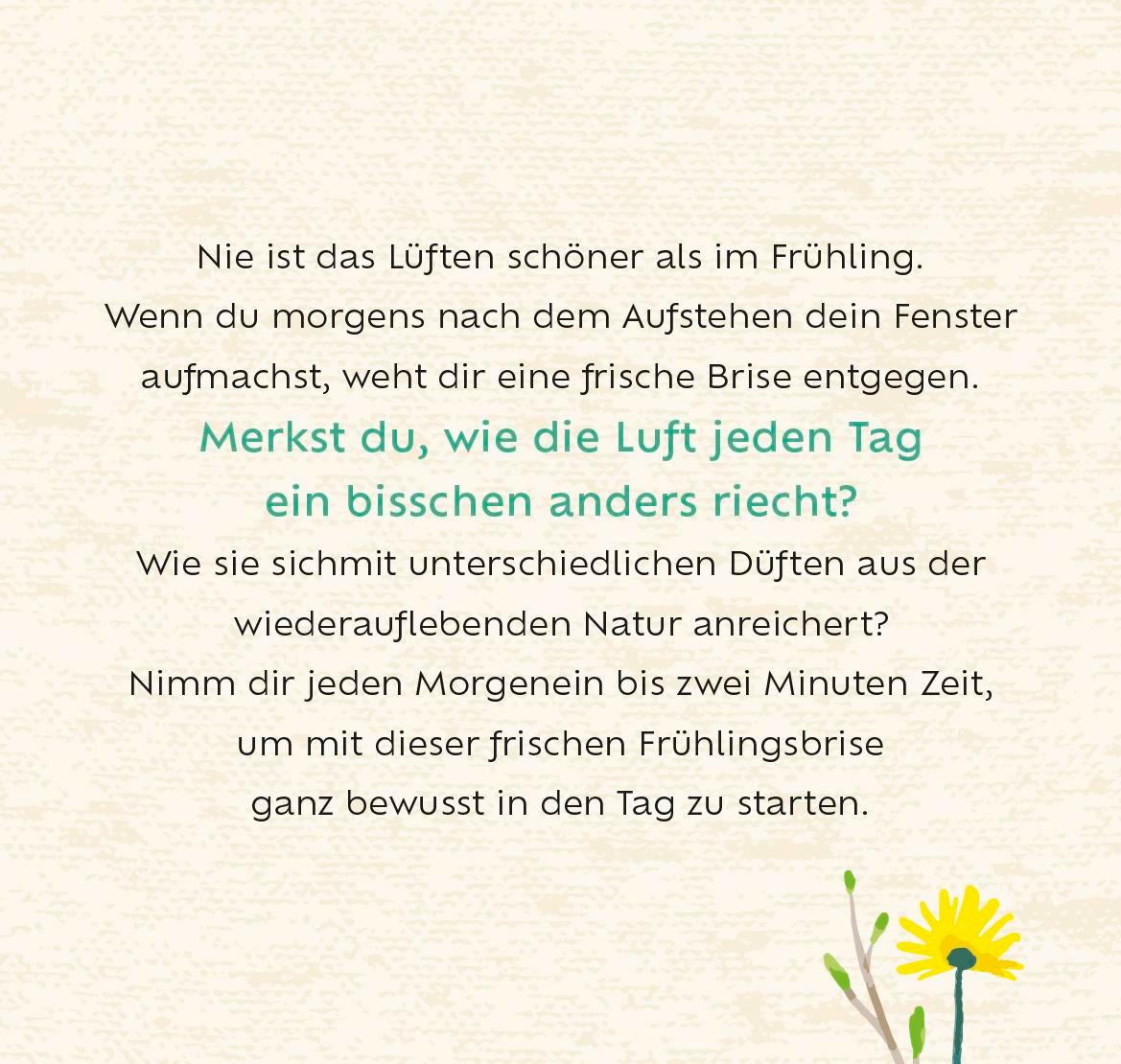 Beispielinhalt (Bild) Sonnenschein und Blütenduft