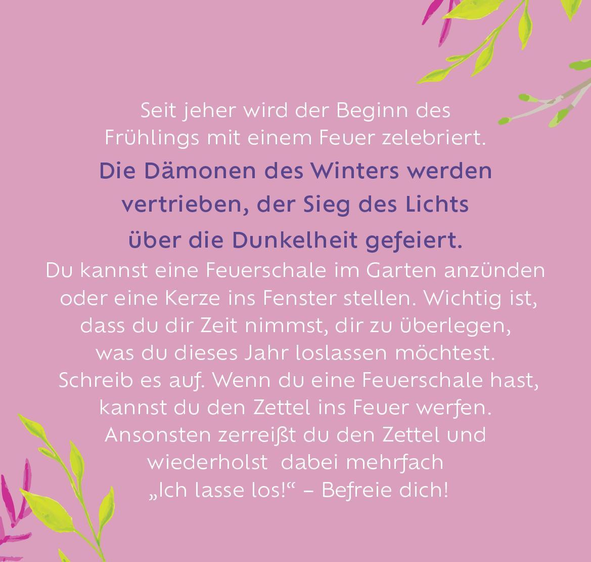 Beispielinhalt (Bild) Sonnenschein und Blütenduft