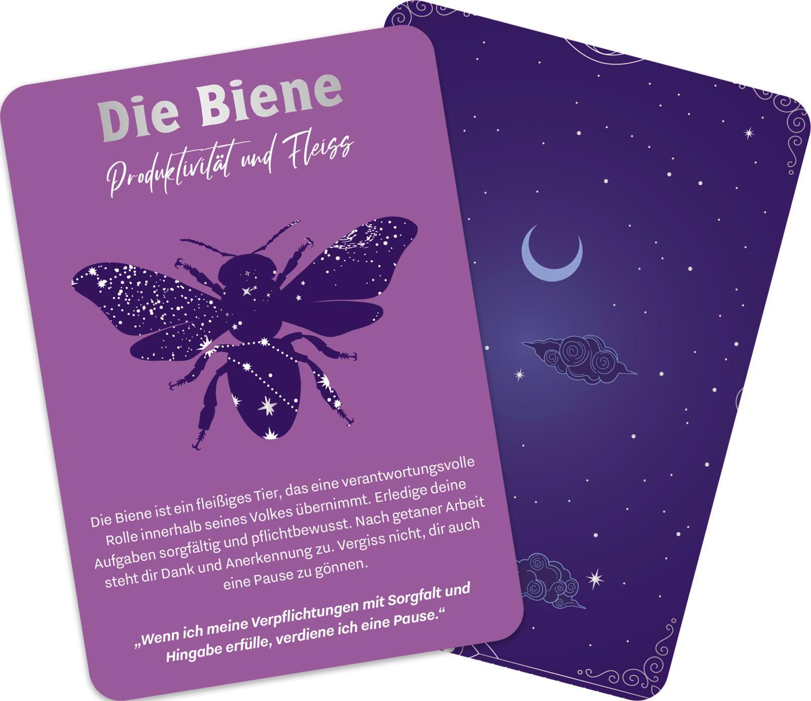Beispielinhalt (Bild) Magische Krafttiere - Dein Orakel für jeden Tag