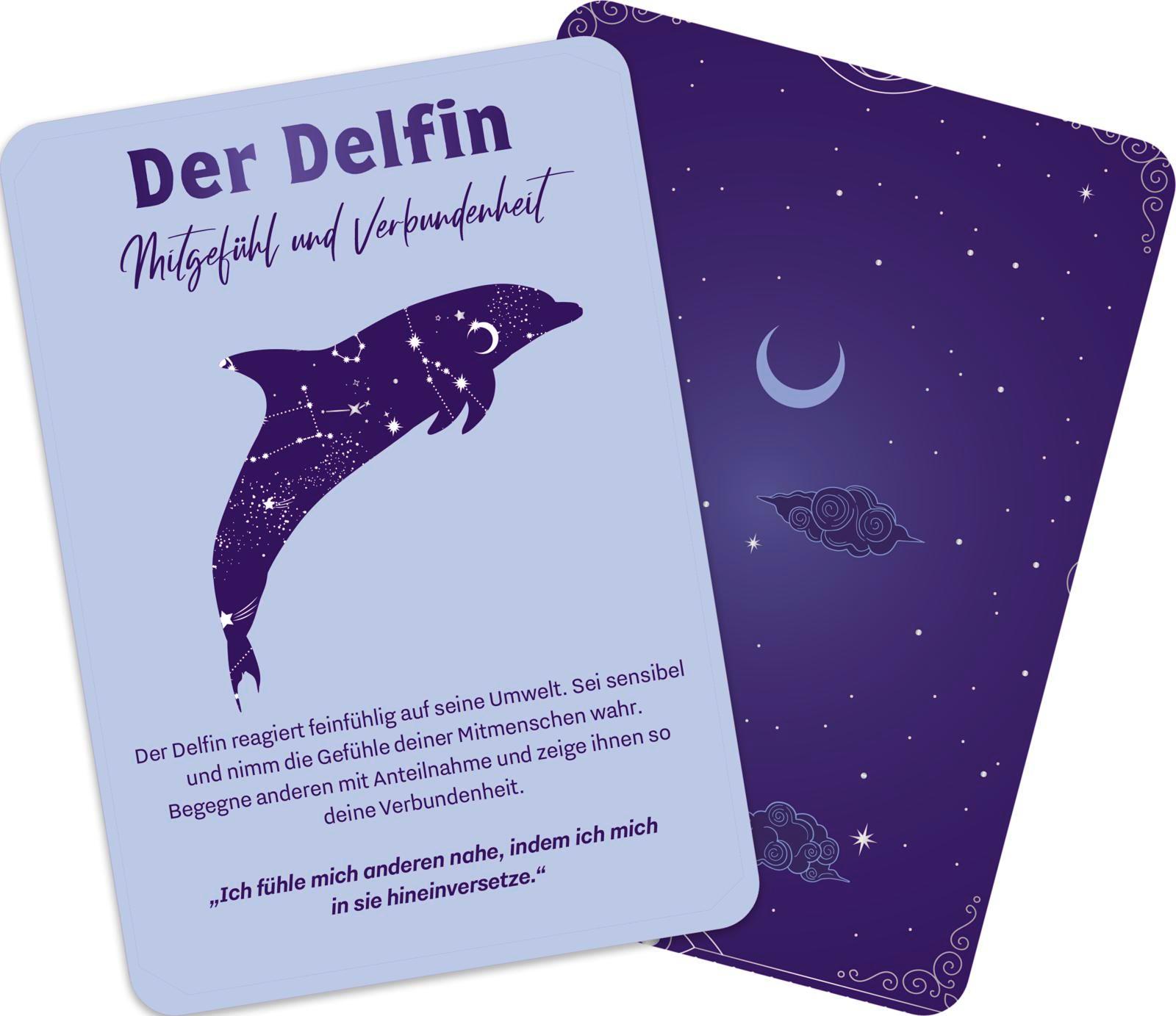 Beispielinhalt (Bild) Magische Krafttiere - Dein Orakel für jeden Tag