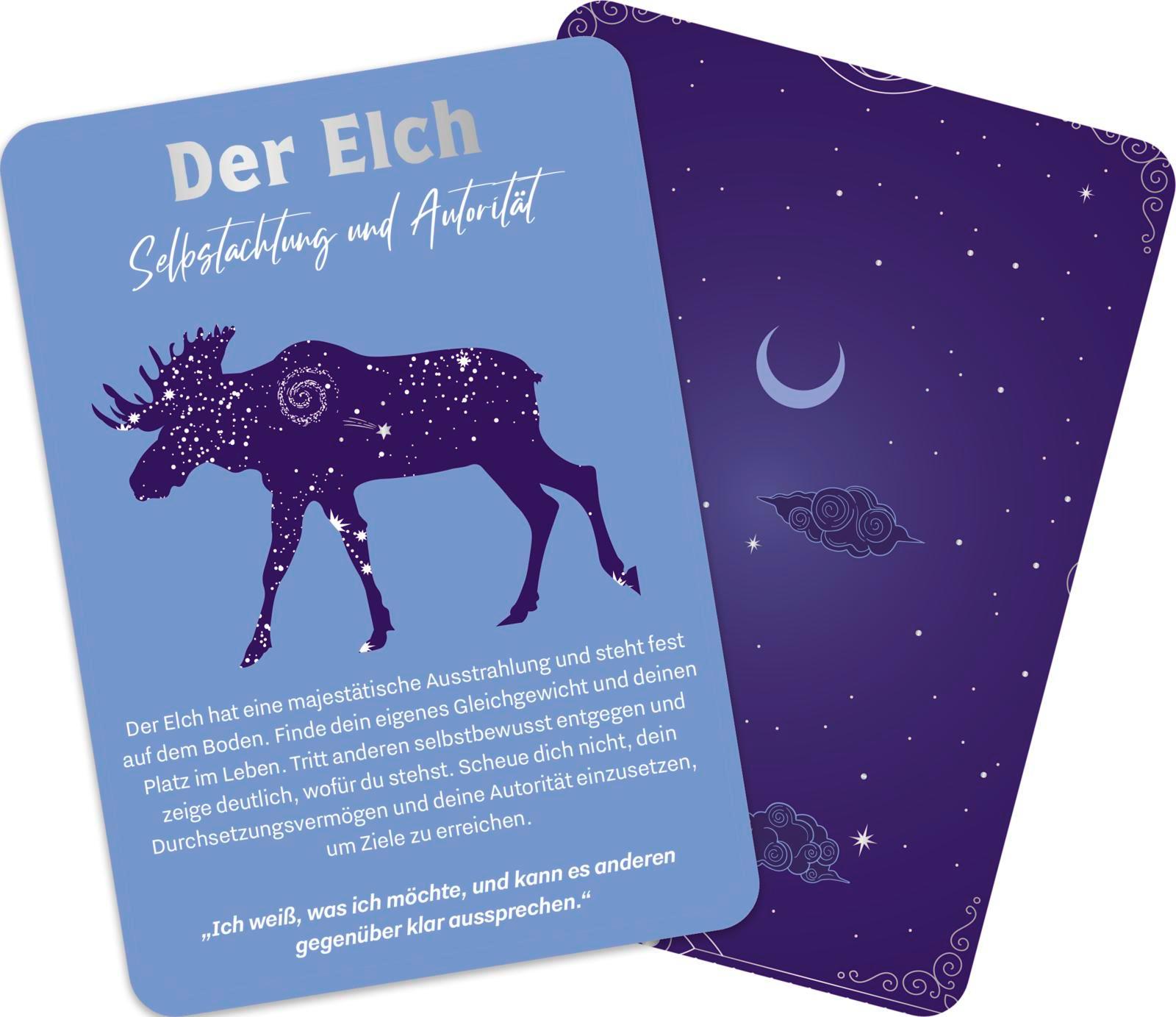 Beispielinhalt (Bild) Magische Krafttiere - Dein Orakel für jeden Tag