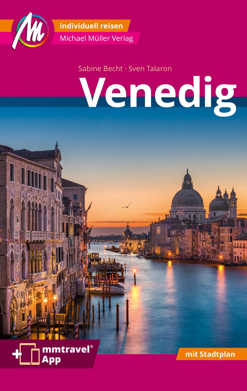 Vorderes Coverbild MICHAEL MÜLLER REISEFÜHRER Venedig MM-City