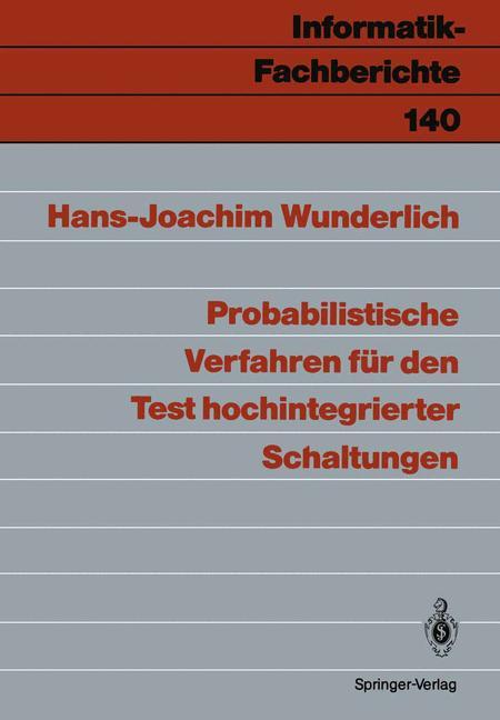 Vorderes Coverbild Probabilistische Verfahren für den Test hochintegrierter Schaltungen