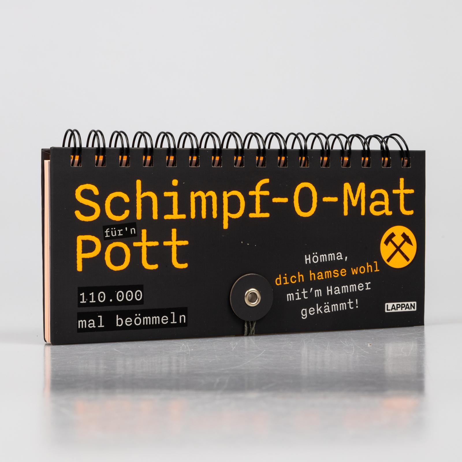 Beispielinhalt (Bild) Schimpf-O-Mat für'n Pott