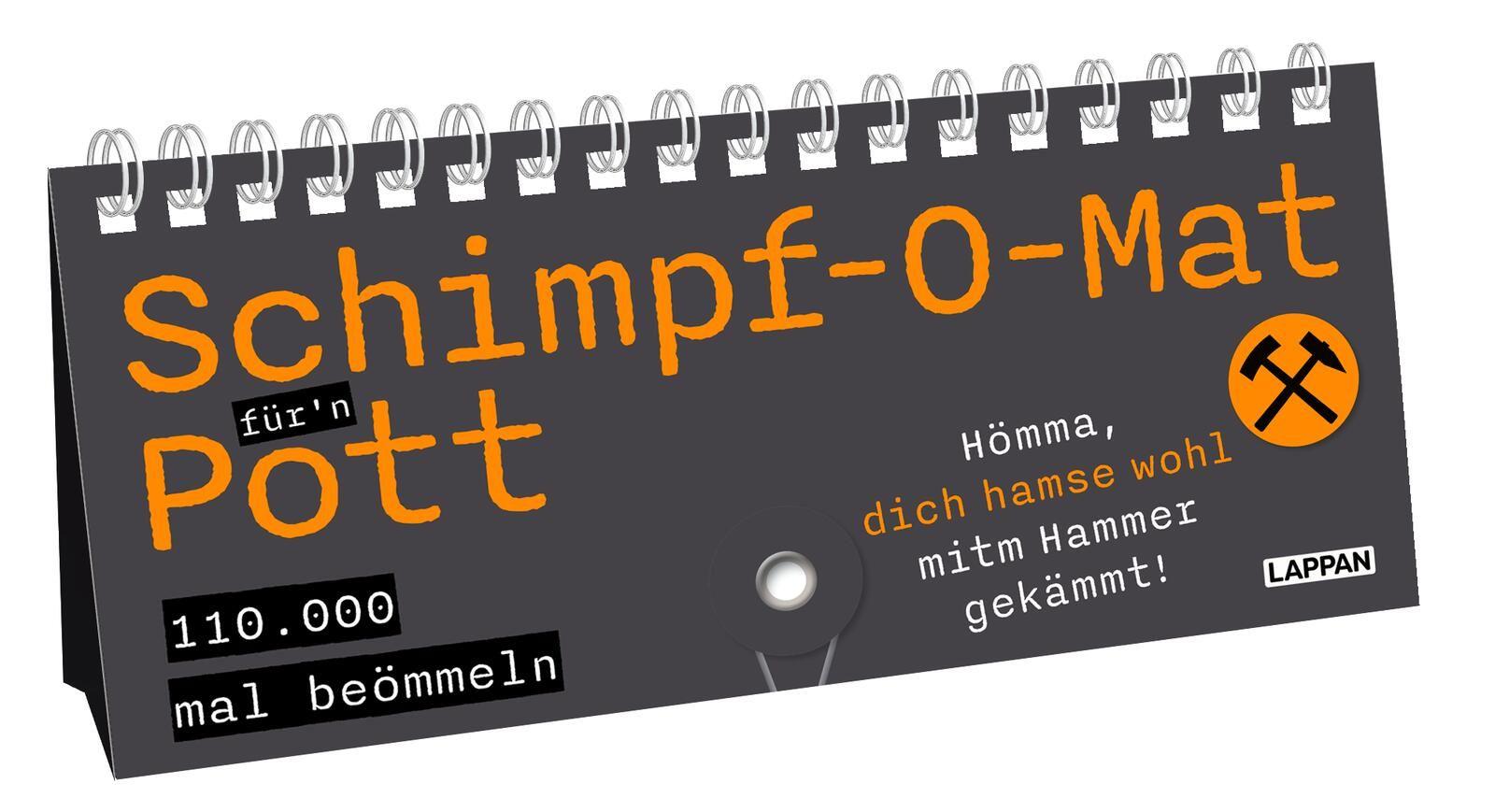 Vorderes Coverbild Schimpf-O-Mat für'n Pott