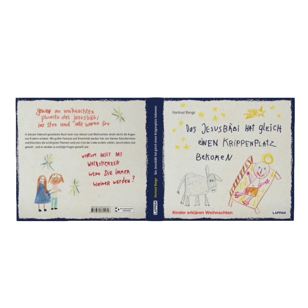 Beispielinhalt (Bild) Das Jesusbäbi hat gleich einen Krippenplatz bekomen