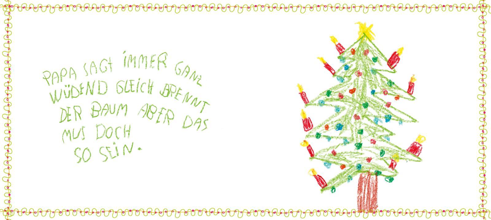 Beispielinhalt (Bild) Das Jesusbäbi hat gleich einen Krippenplatz bekomen