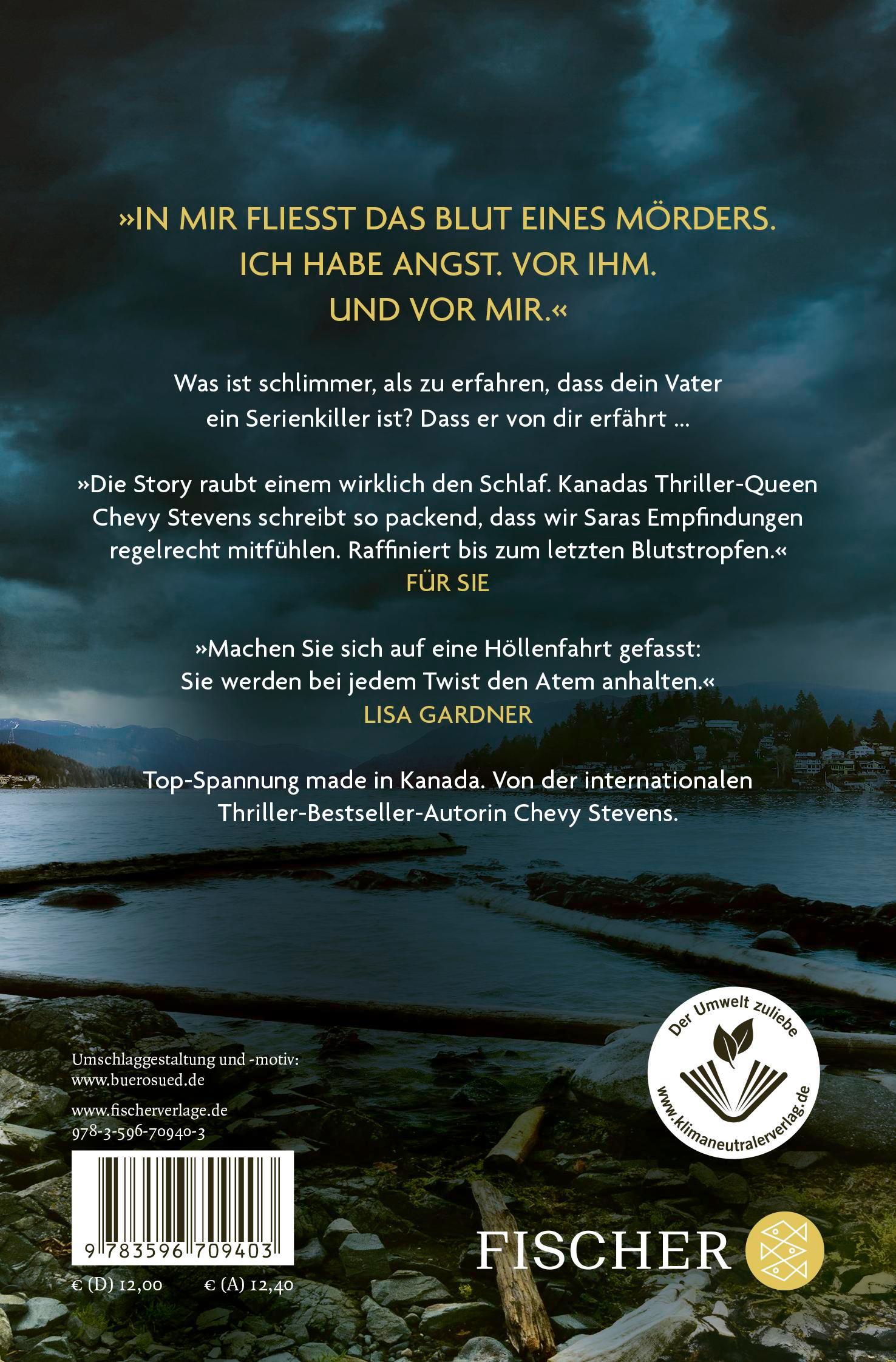 Rückseitencover Endlose Angst - Never Knowing