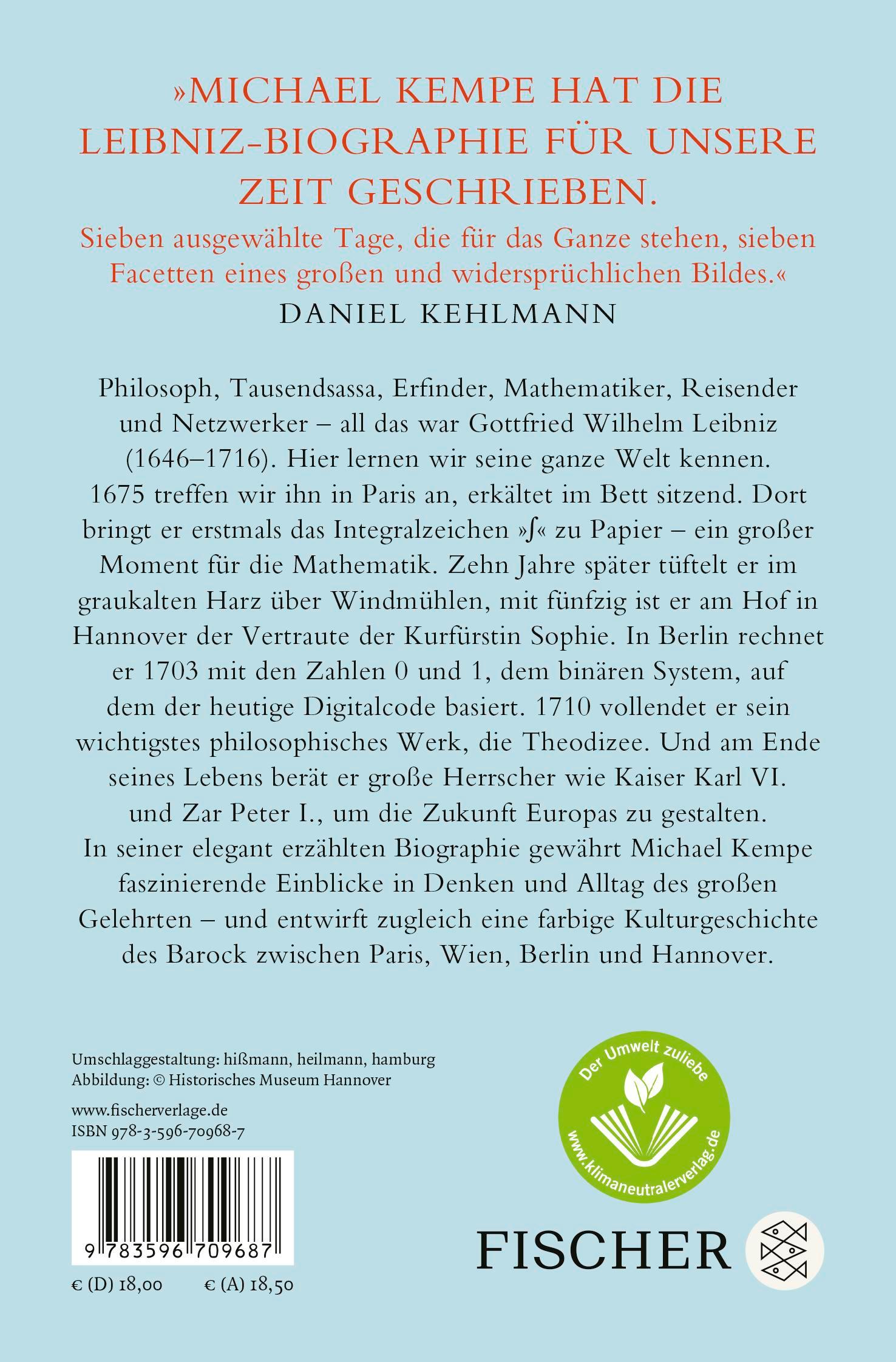 Rückseitencover Die beste aller möglichen Welten
