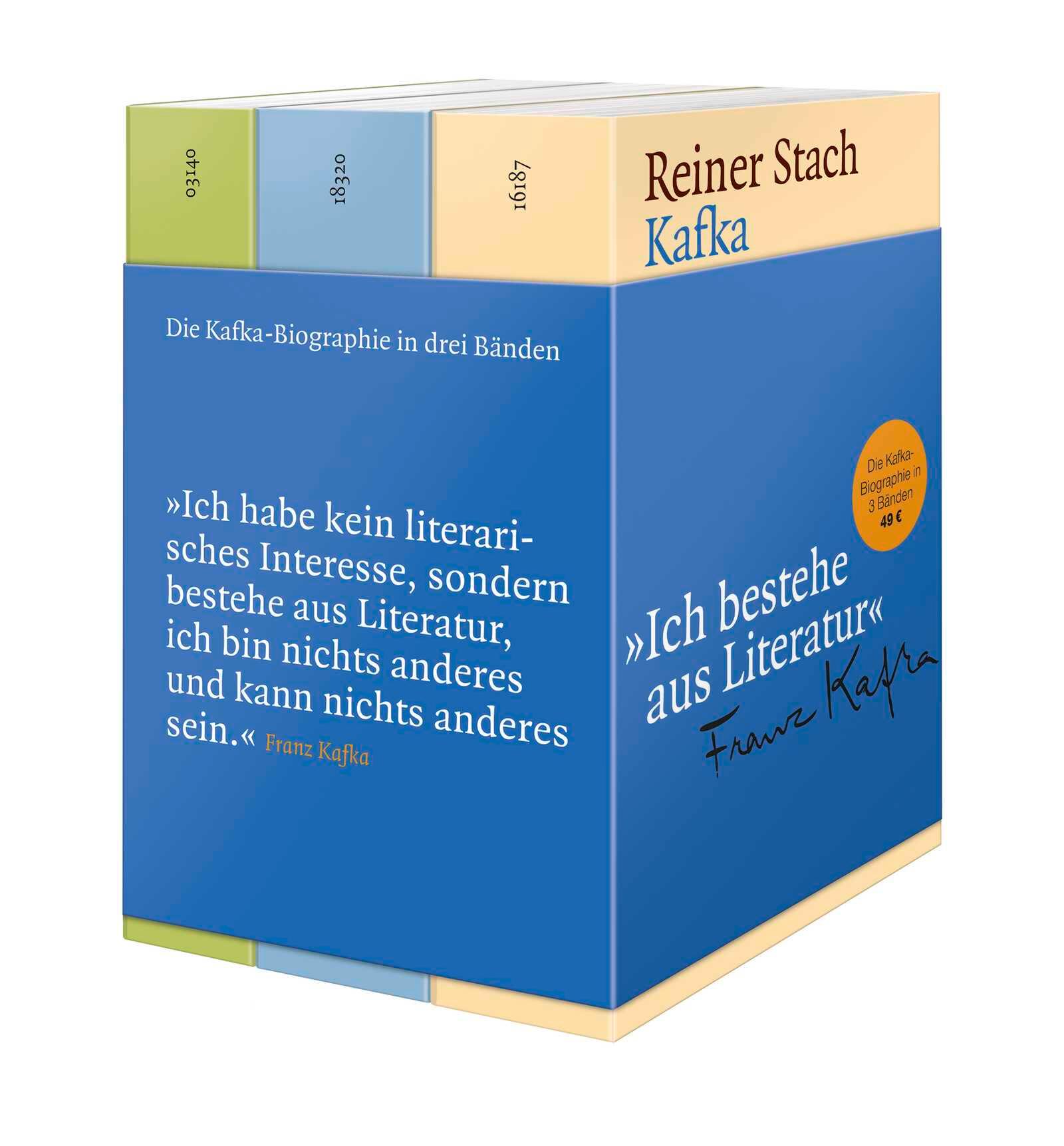 Vorderes Coverbild Die Kafka-Biographie in drei Bänden
